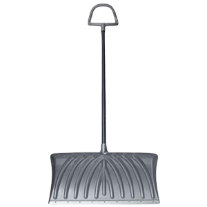 27″ Gray Deluxe Poly Snow Shovel Product Image