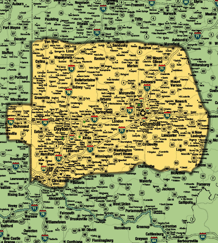 Sod Delivery Zone Map